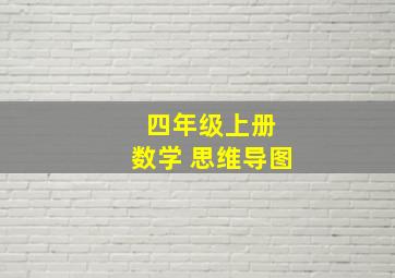 四年级上册 数学 思维导图